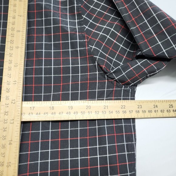 Galaxy by Harvic Shirt Button Up Mens Large Slim Fit Long Sleeve Check - Picture 13 of 16